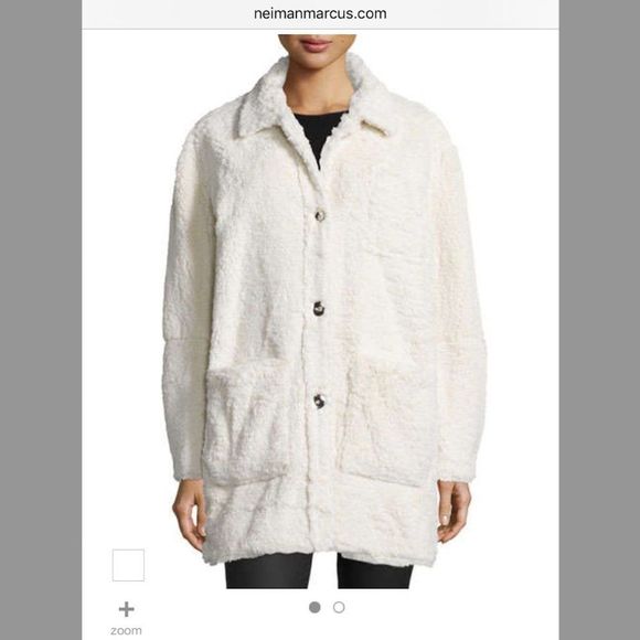 Opening Ceremony Jackets & Blazers - Opening Ceremony Teddy Faux Fur Cream Coat Jacket size 0